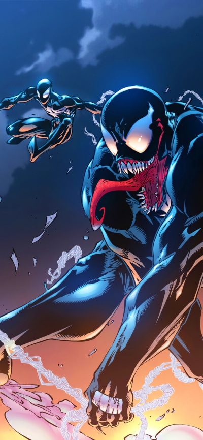 Comics Venom, Spider-Man, 1080x2340