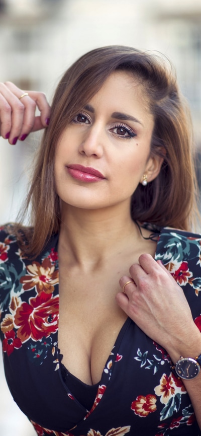 Women Model, Brown Eyes, Lipstick, Brunette, 1080x2340