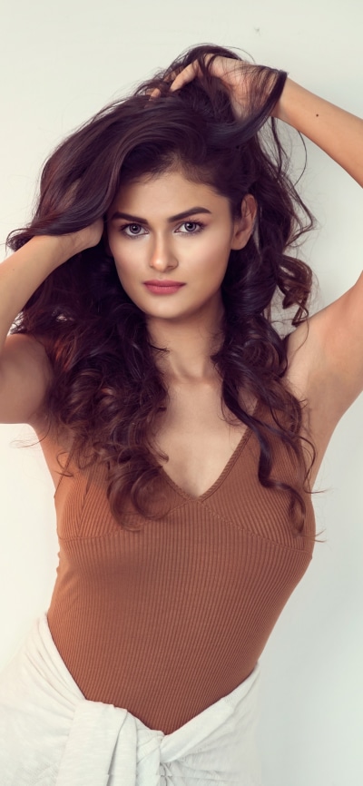 Women Model, Long Hair, Blue Eyes, Brunette, 1080x2340