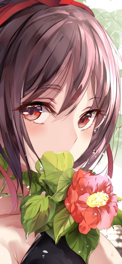 Anime Touhou, Aya Shameimaru, 1080x2340