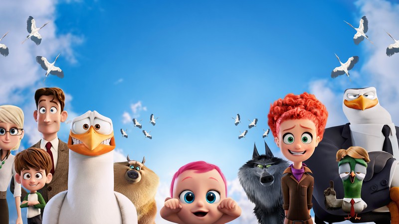 Storks, baby, eagle, wolf, best animation movies of 2016