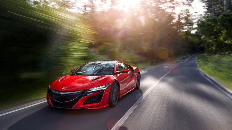 Honda NSX, supercar, speed, red