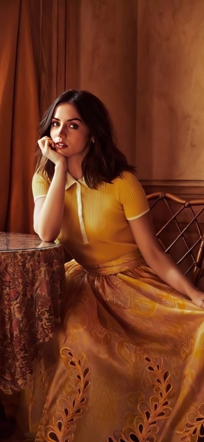 Celebrity Ana de Armas, Actress, Cuban, 1080x2340
