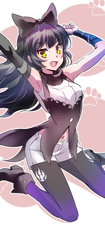 Anime RWBY, Blake Belladonna, 1080x2340