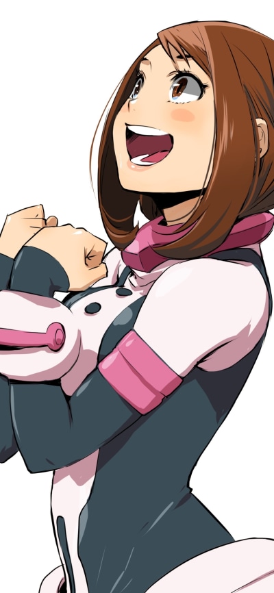 Anime My Hero Academia, Ochaco Uraraka, 1080x2340