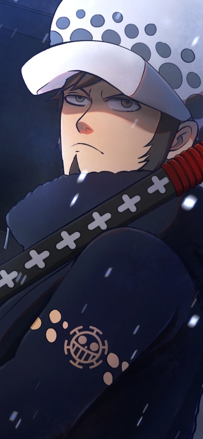 Anime One Piece, Trafalgar Law, 1080x2340