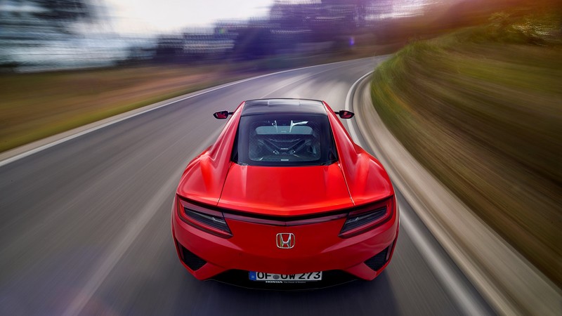 Honda NSX, supercar, speed, red