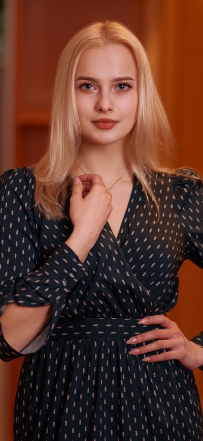 Women Model, Blonde, Dress, 1080x2340