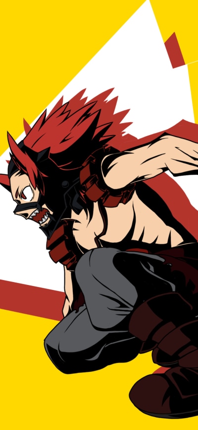 Anime My Hero Academia, Eijiro Kirishima, 1080x2340