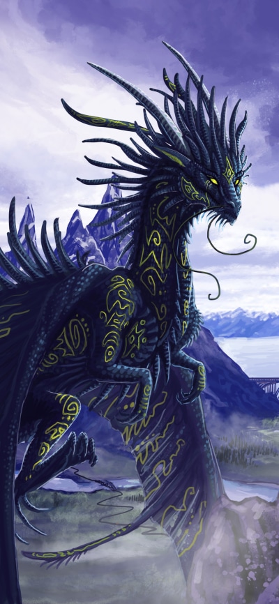 Fantasy Dragon, 1080x2340