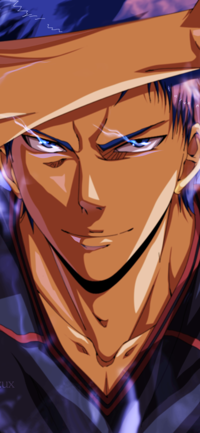 Anime Kurokos Basketball, Daiki Aomine, 1080x2340