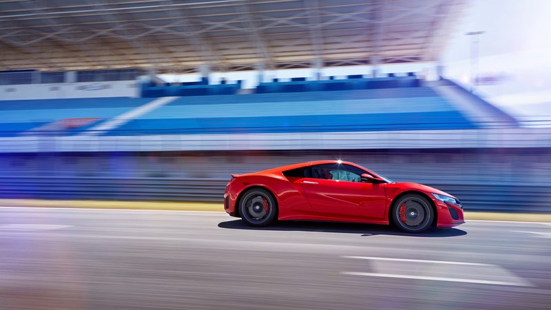 Honda NSX, supercar, speed, red
