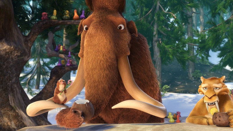 Ice Age 5: Collision Course, sid, mammoths, best animations of 2016