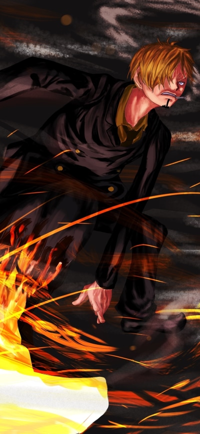 Anime One Piece, Sanji (One Piece), 1080x2340
