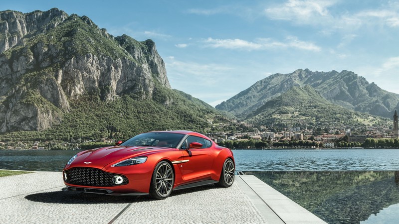 Aston Martin Zagato, red, supercar, Zagato