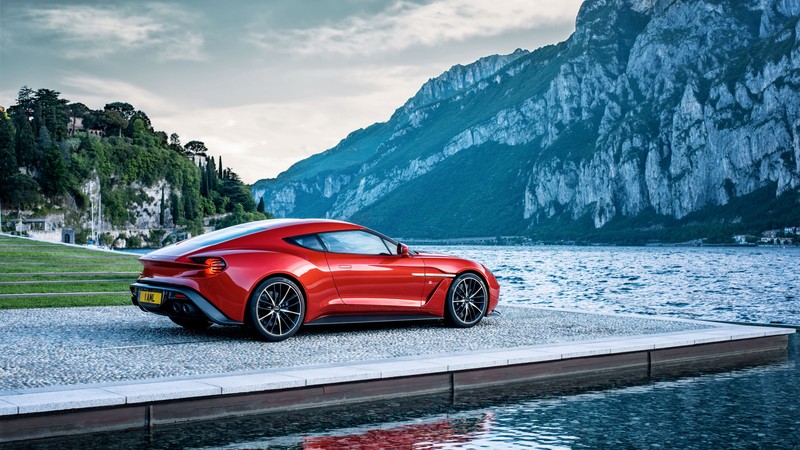 Aston Martin Zagato, red, supercar, Zagato