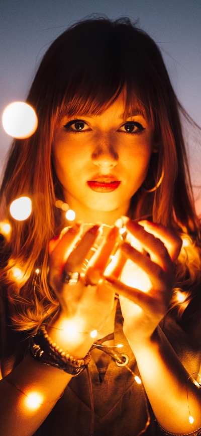 Women Model, Lipstick, Light, Brunette, 1080x2340
