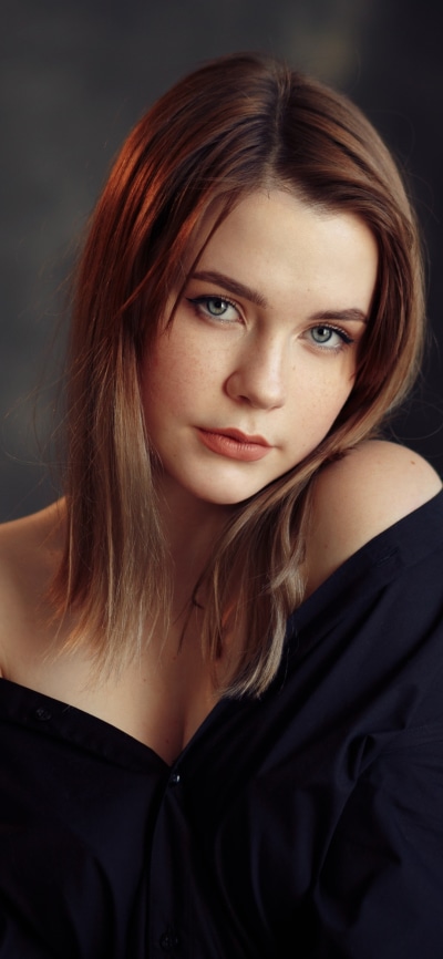 Women Model, Blue Eyes, Brunette, 1080x2340