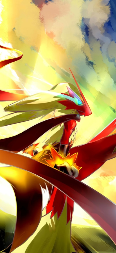 Anime Pokémon, Blaziken (Pokémon), 1080x2340