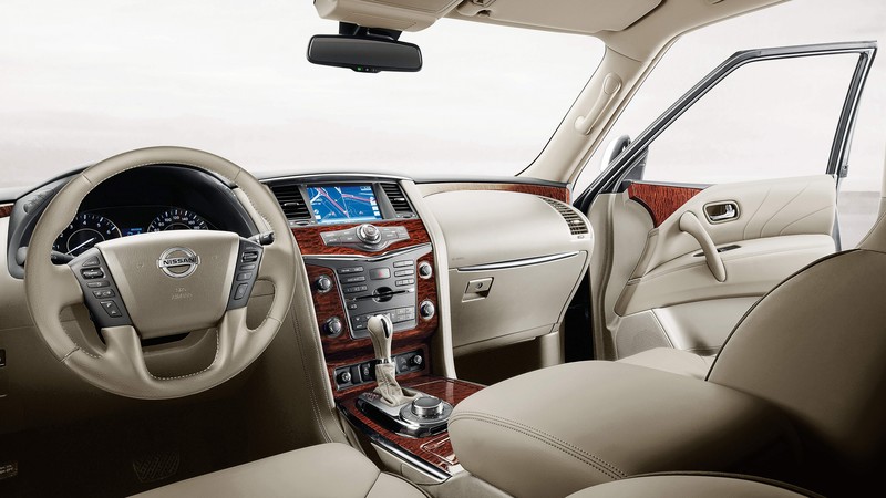 Nissan Armada, SUV, Crossover, interior