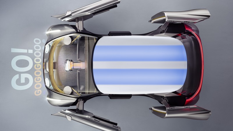 Mini Vision Next 100, future cars, futurism, silver