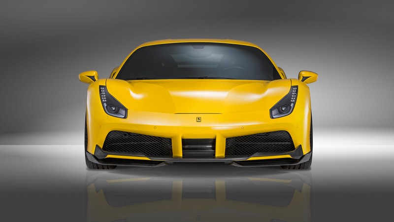 NOVITEC ROSSO Ferrari 488 gtb, supercar, yellow, speed