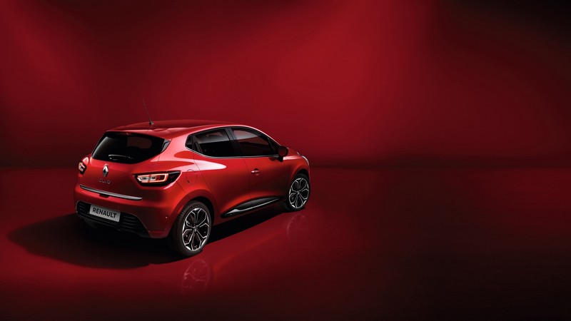 Renault Clio, hatchback, red