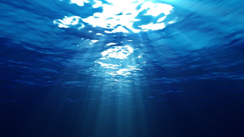 Windows, 4k, ocean, underwater, deep
