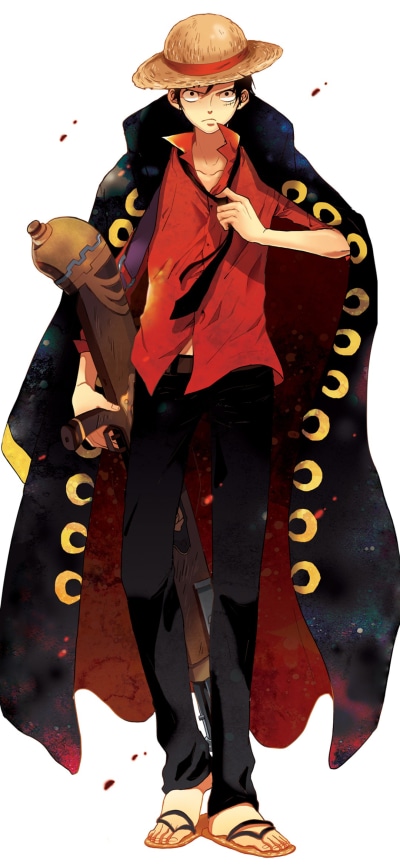 Anime One Piece, Monkey D. Luffy, 1080x2340