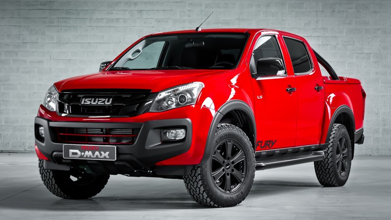 Isuzu D-Max Fury Double Cab, pick-up, red