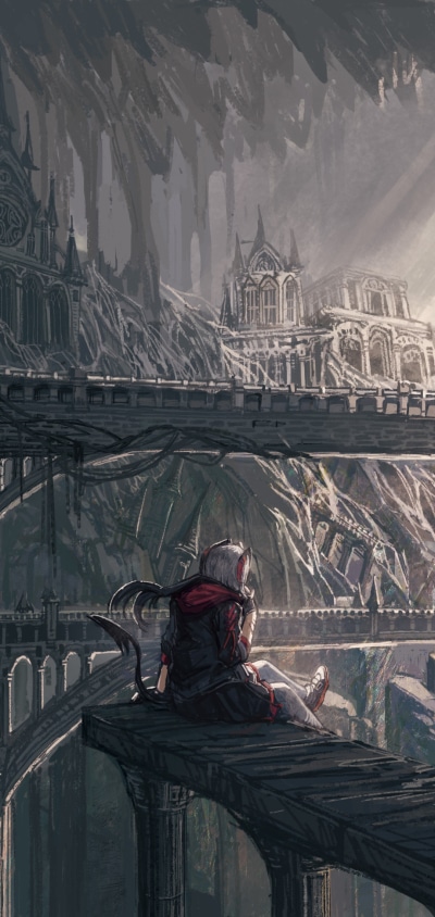 Video Game Arknights, W (Arknights), 1080x2280