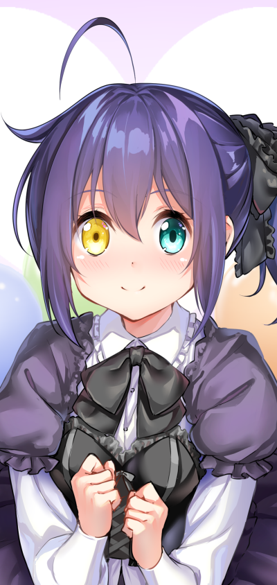Anime Love, Chunibyo and Other Delusions, Heterochromia, Rikka Takanashi, 1080x2280