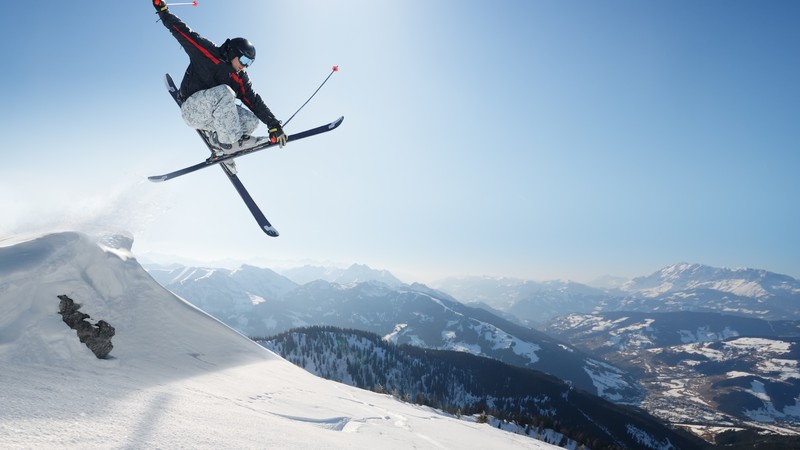 Extreme snowboarding, winter, jump, snow