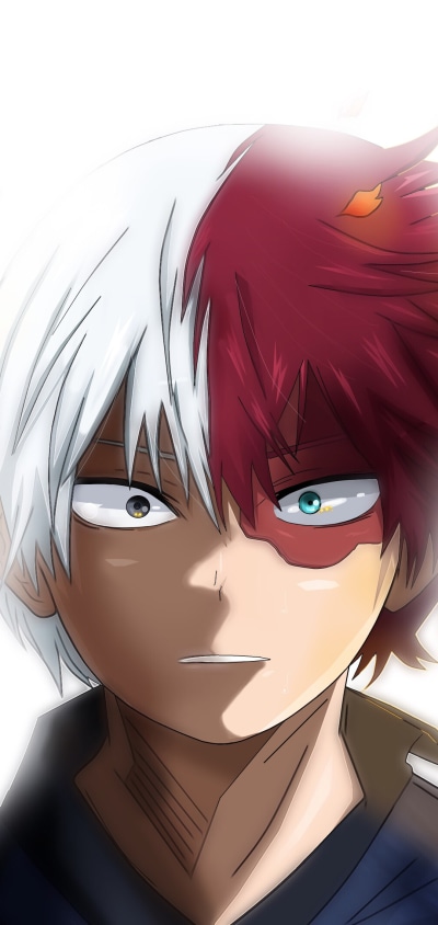 Anime My Hero Academia, Shoto Todoroki, 1080x2280