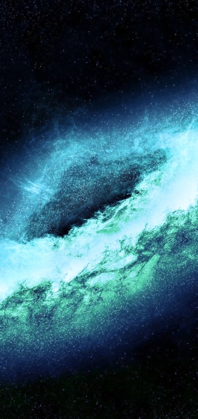 Sci Fi Galaxy, Blue, Stars, Space, 1080x2280