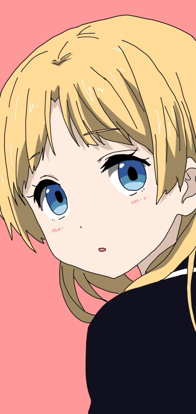 Anime Love, Chunibyo and Other Delusions, Blonde, Blue Eyes, Sanae Dekomori, 1080x2280