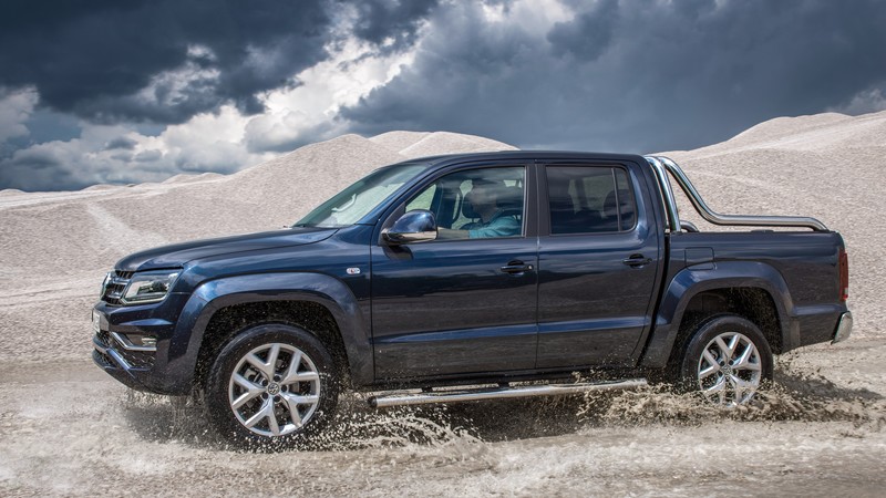 Volkswagen Amarok Double Cab Aventura, pick-up, blue