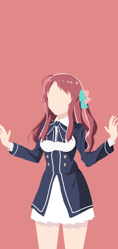 Anime Zombie Land Saga, Idol, Sakura Minamoto, 1080x2280
