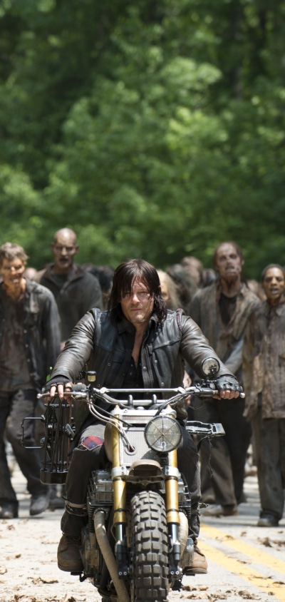 TV Show The Walking Dead, Norman Reedus, Zombie, Daryl Dixon, 1080x2280