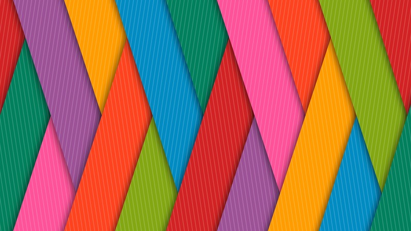 Colorful Strips, 4k