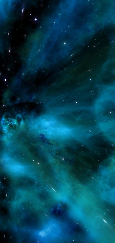 Sci Fi Galaxy, Space, Blue, 1080x2280