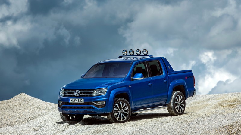 Volkswagen Amarok Double Cab Aventura, pick-up, blue