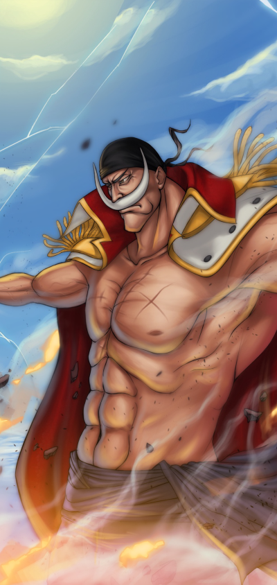 Anime One Piece, Edward Newgate, 1080x2280