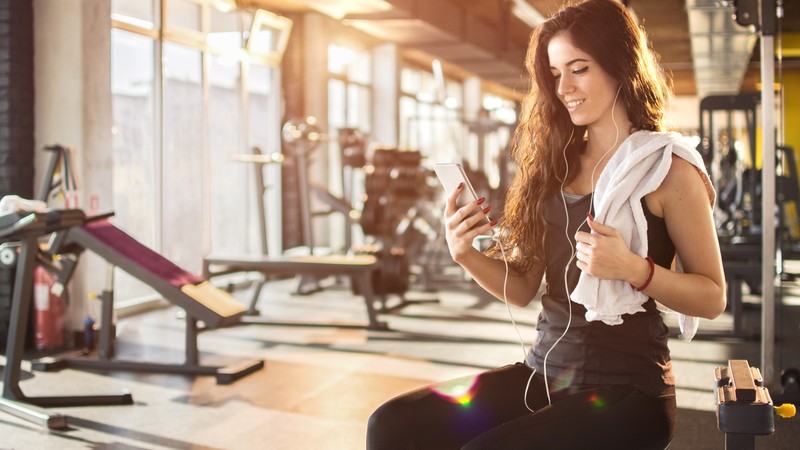 Girl, Training, exercise, weight loss, gym ball