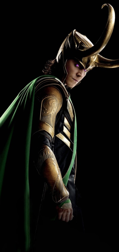 Movie The Avengers, Avengers, Tom Hiddleston, Loki (Marvel Comics), 1080x2280