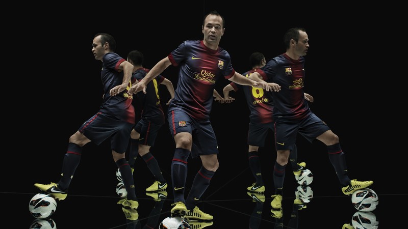 Andres Iniesta, barca, nike, barcelona, football