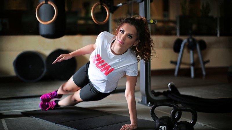 Girl, Nike, jump, weight loss, relax, Fitness