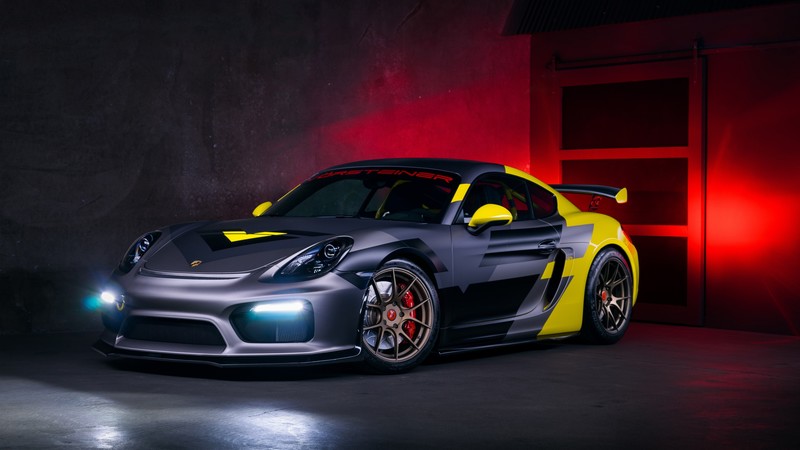 Porsche Cayman GT4, Vorsteiner tuning, sport car