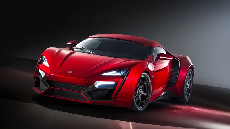 Lykan HyperSport, supercar, W Motors, sports car, speed, red
