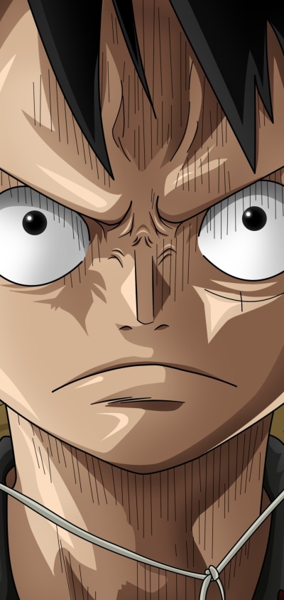 Anime One Piece, Monkey D. Luffy, 1080x2280